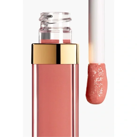 CHANEL Rouge Coco Gloss Moisturizing Glossimer - Caramel 716 - Picture 2 of 14